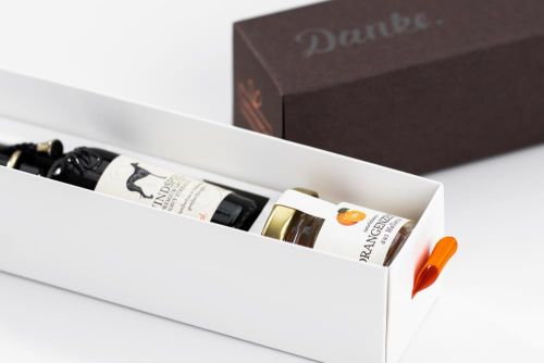Individualisierbare Dankebox - Gin aus der Vulkaneifel als Werbeartikel