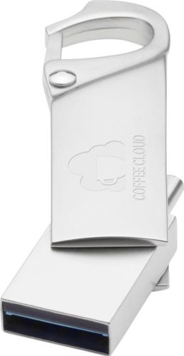 Typ C USB Stick 3.0 mit Karabiner als Werbeartikel