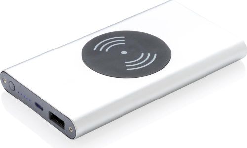 Powerbank mit 5W Wireless Charger als Werbeartikel