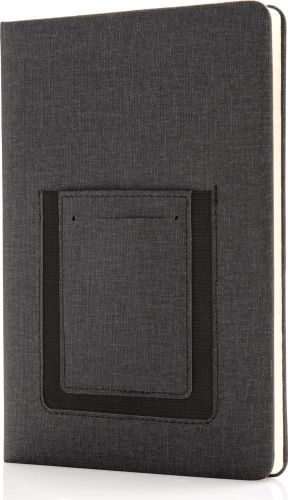 Deluxe A5 Notizbuch mit Telefontasche als Werbeartikel