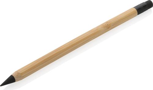 Bambus Infinity-Stift mit Radiergummi als Werbeartikel