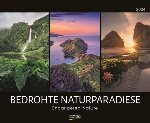 Fotokalender Bedrohte Naturparadiese als Werbeartikel