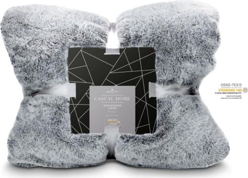 Luxury Decke Fur-Feeling - 150 x 200 cm, 530 g/m² als Werbeartikel