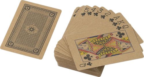 Spielkarten aus recyceltem Papier als Werbeartikel