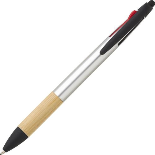 ABS-Kugelschreiber Malachi mit 3 Tintenfarben als Werbeartikel