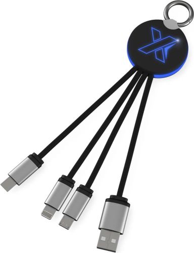 SCX.design C16 Kabel mit Leuchtlogo als Werbeartikel