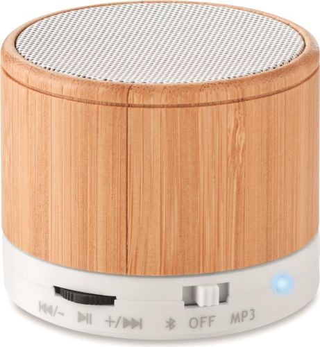Bluetooth Lautsprecher Bambus als Werbeartikel