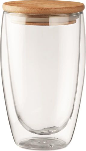 Doppelwandiges Glas 450 ml als Werbeartikel