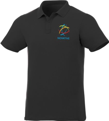 Poloshirt Liberty mit individuelles Produkt-Branding als Werbeartikel
