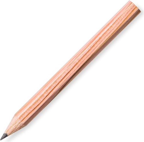 Staedtler Bleistift hexagonal, natur, halbe Länge als Werbeartikel