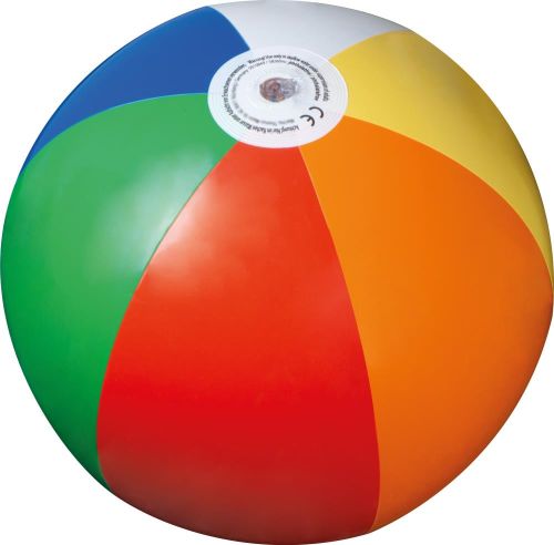 Phthalatfreier Strandball, multicolor, 58260 als Werbeartikel