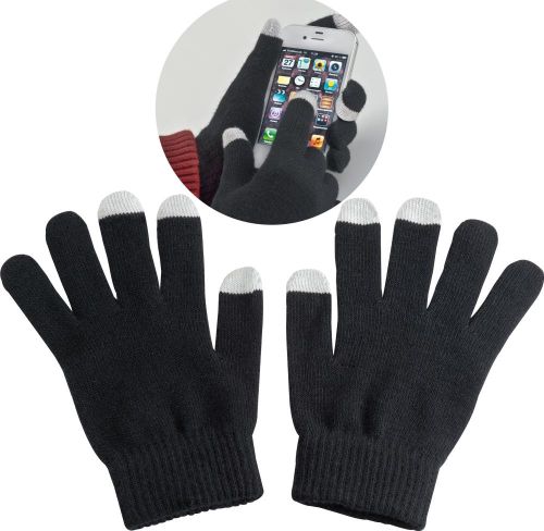Handschuhe aus Acryl mit 2 Touch-Spitzen, 98765 als Werbeartikel