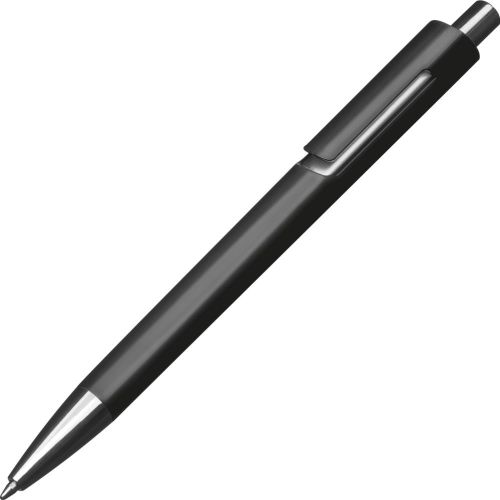 Kugelschreiber mit silbernen Applikationen, 13538 als Werbeartikel