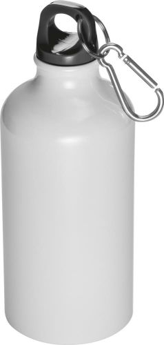 Trinkflasche mit Karabinerhaken, 500 ml als Werbeartikel