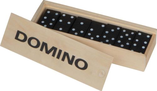 Domino Spiel aus Holz, 50979 als Werbeartikel