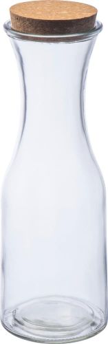 Glasflasche mit Korkdeckel, 62306 als Werbeartikel