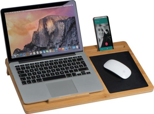 Laptopunterlage mit Mousepad und Handyhalter als Werbeartikel