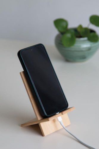 Smartphone-Halter Bamboo Chair als Werbeartikel