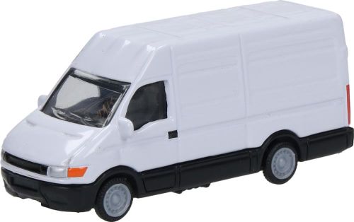 Miniatur-Fahrzeug Lieferauto, weiß als Werbeartikel