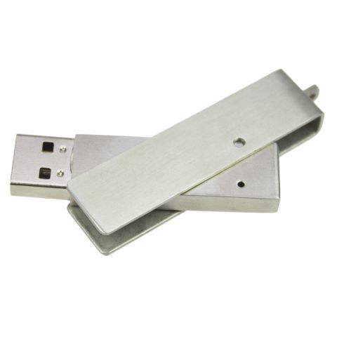 USB Stick 42 aus Edelstahl, verschiedene Kapazitäten,USB 2.0 als Werbeartikel