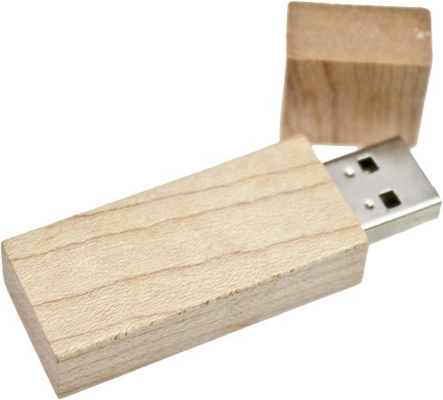 USB Stick 2 aus Holz, verschiedene Kapazitäten, USB 3.0 als Werbeartikel