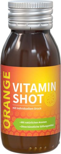 Vitamin-Shot Orange als Werbeartikel