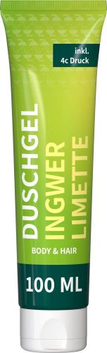 Duschgel Ingwer-Limette, 100 ml Tube als Werbeartikel