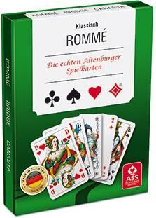 Kartenspiel Rommé französisches Bild, in Doppel-Faltschachtel - inkl. Druck als Werbeartikel