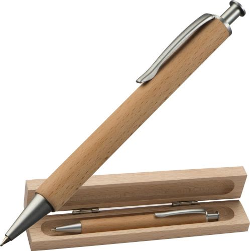 Holz Kugelschreiber Ipanema, 0646 als Werbeartikel
