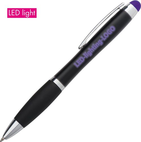 LED Kugelschreiber mit Touch-Pen La Nucia, 0540 als Werbeartikel