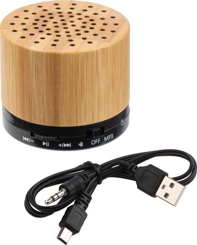 Bambus Bluetooth-Lautsprecher Fleedwood als Werbeartikel
