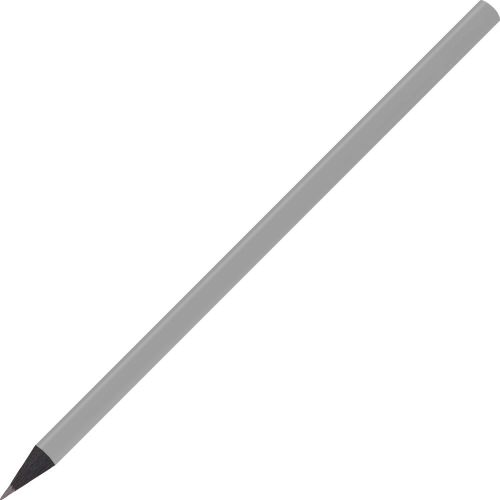 Bleistift schwarz durchgefärbt, lackiert, rund als Werbeartikel