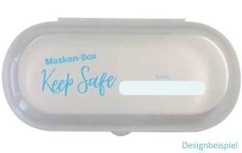 Masken-Box Keep Safe als Werbeartikel