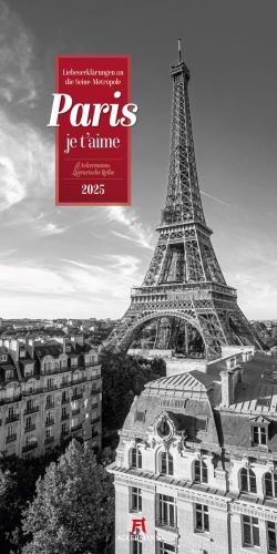 Kalender Paris, je t’aime 2024 als Werbeartikel