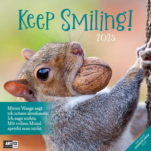 Kalender Keep Smiling! 2024 - 30x30 als Werbeartikel