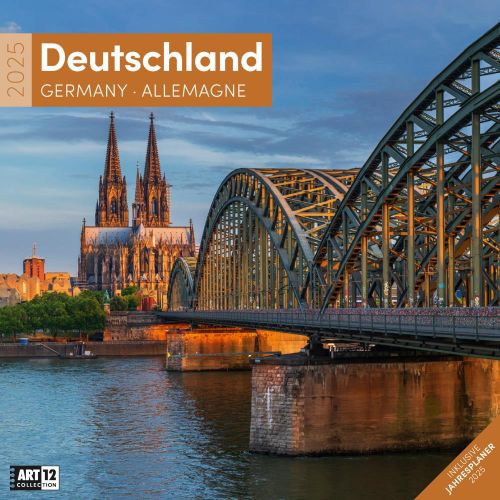 Kalender Deutschland 2024 - 30x30 als Werbeartikel
