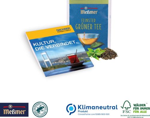 Premium-Tee im Werbebriefchen, Klimaneutral, FSC® als Werbeartikel