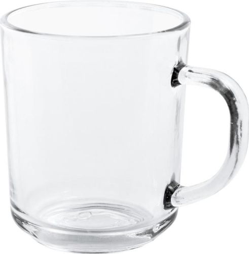 Tasse aus Glas 230 ml Soffy als Werbeartikel
