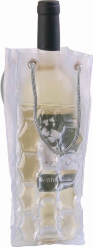 Metmaxx® Flaschenkühler Carry&Cool transparent als Werbeartikel