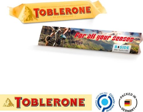 Toblerone Riegel Werbeschuber - inkl. Druck als Werbeartikel