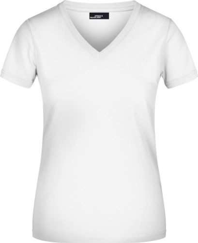 Damen T-Shirt mit V-Ausschnitt als Werbeartikel
