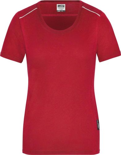 Damen T-Shirt Solid für die Arbeit, mit Bio Baumwolle und UV-Schutz UPF 50+ als Werbeartikel