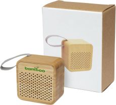 Arcana Bluetooth® Lautsprecher aus Bambus als Werbeartikel