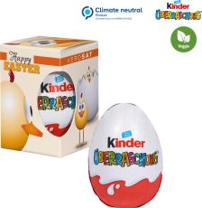 Kinder-Überraschungs-Ei in Werbegeschenkbox mit Sichtfenster als Werbeartikel