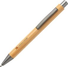 Slim Design Bambus Stift als Werbeartikel