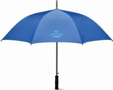 Regenschirm mit silberner Innenseite als Werbeartikel