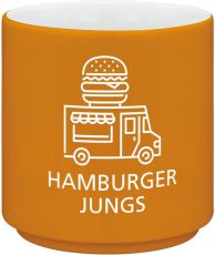 Porzellanbecher Hamburg ohne Henkel - 0,25 l als Werbeartikel