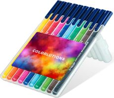 STAEDTLER triplus color, Box mit 10 Stiften als Werbeartikel