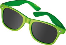Sonnenbrille aus Kunststoff im "Nerdlook", UV 400 Schutz als Werbeartikel
