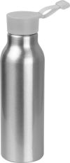 Trinkflasche mit Silikondeckel, 600 ml als Werbeartikel